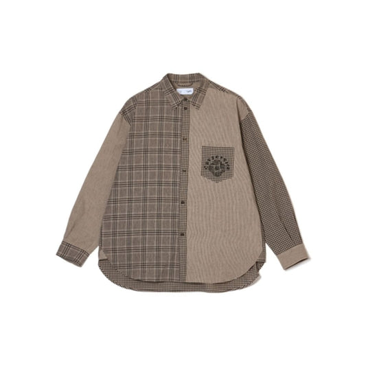 SUGARHILL CS LINEN BIG SHIRT CRAZY PATTERN