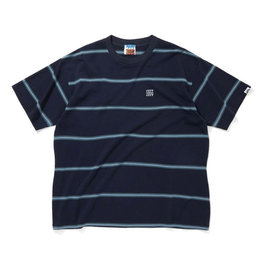 CITY COUNTRY CITY EMBROIDERD LOGO BORDER T-SHIRT