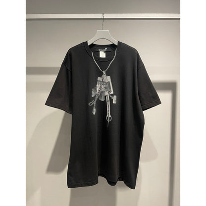 Ground Y COTTON JERSEY TROMPE-L'OEIL PASSCASE T-SHIRT