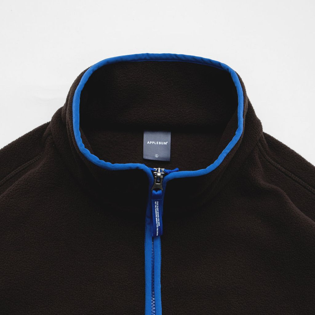 APPLEBUM FLEECE HALF ZIP JACKET [BROWN] / 2420616