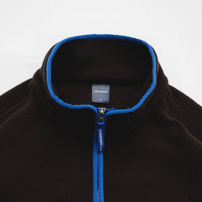 APPLEBUM FLEECE HALF ZIP JACKET [BROWN] / 2420616
