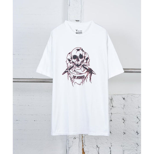 Y's for men × masses ROUND BODY SHORT SLV A/ BULLET