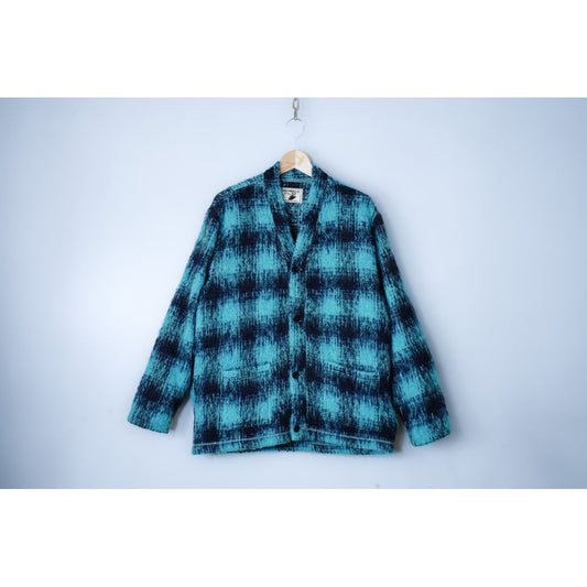 ANDFAMILYS MOHAIR WOOL CARDIGAN（BLUE）