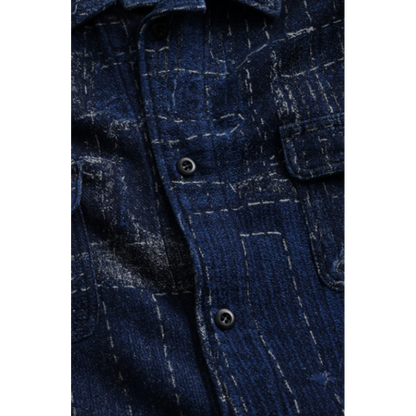 FDMTL FA26SH41JR BORO JACQUARD SHIRT JACKET RINSE