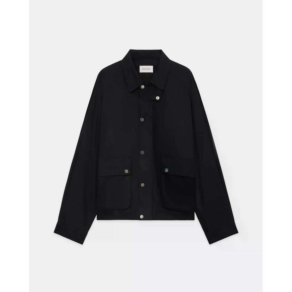 MARKAWARE Organic Cotton Voile Yarn Twill Short Field Blouson