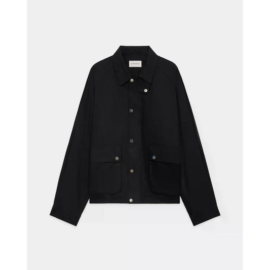 MARKAWARE Organic Cotton Voile Yarn Twill Short Field Blouson