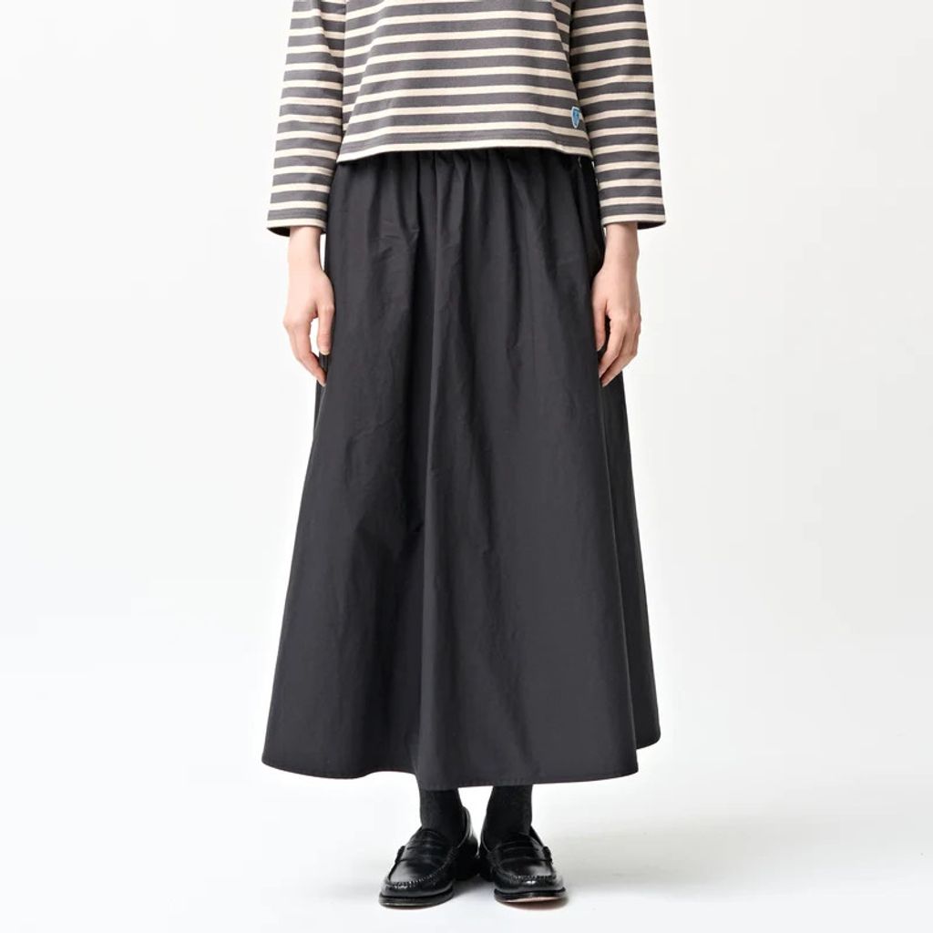 ORCIVAL Women's Salt Shrinking Burberry Waist Gather Skirt OR-F0068 SSB-R