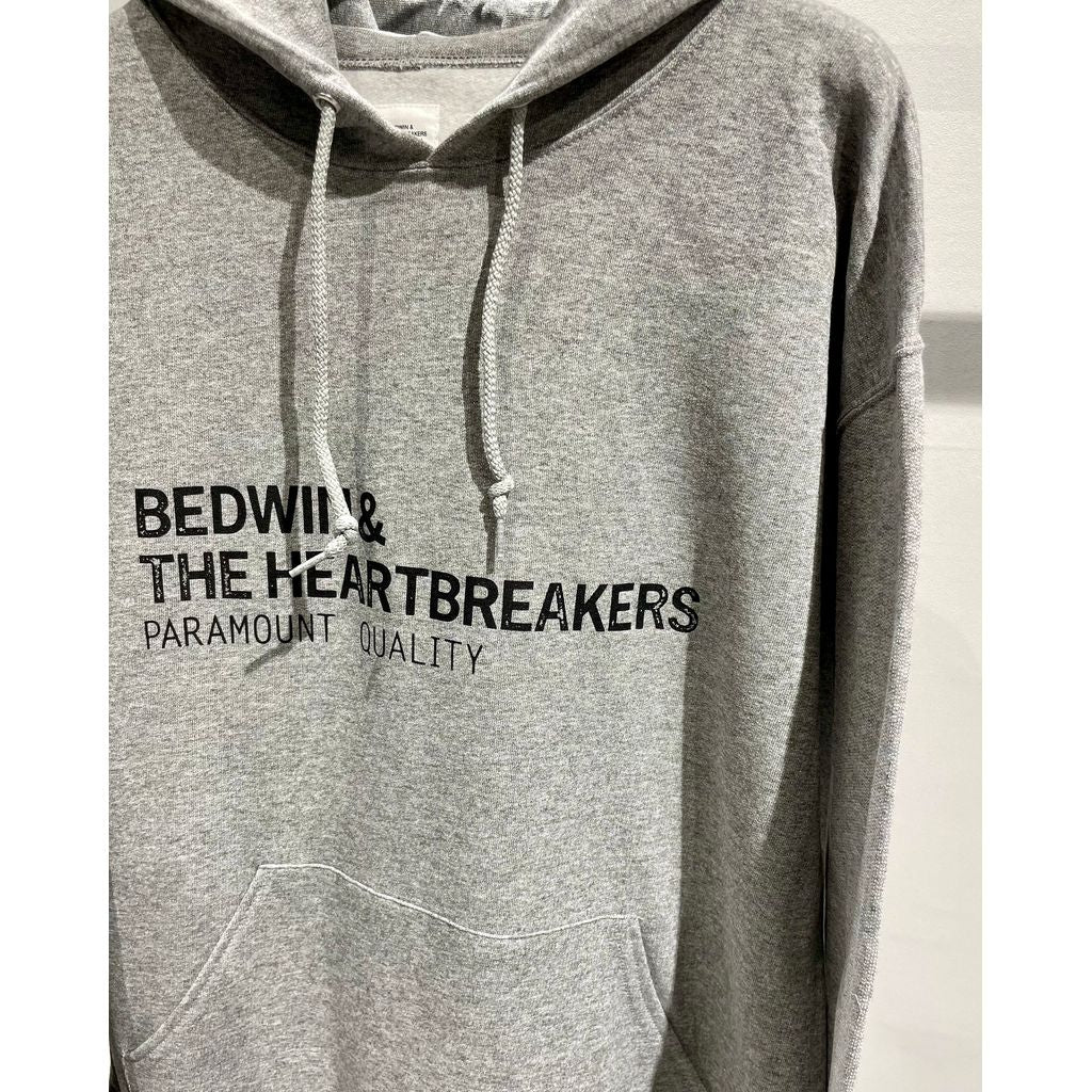 BEDWIN & THE HEARTBREAKER LINEAGE Ex. PRINT HOODIE（HEATHER GREY）