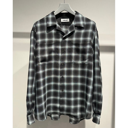 【MADE IN JAPAN】LINEAGE HOMBRE CHECK SHIRTS（GREEN）