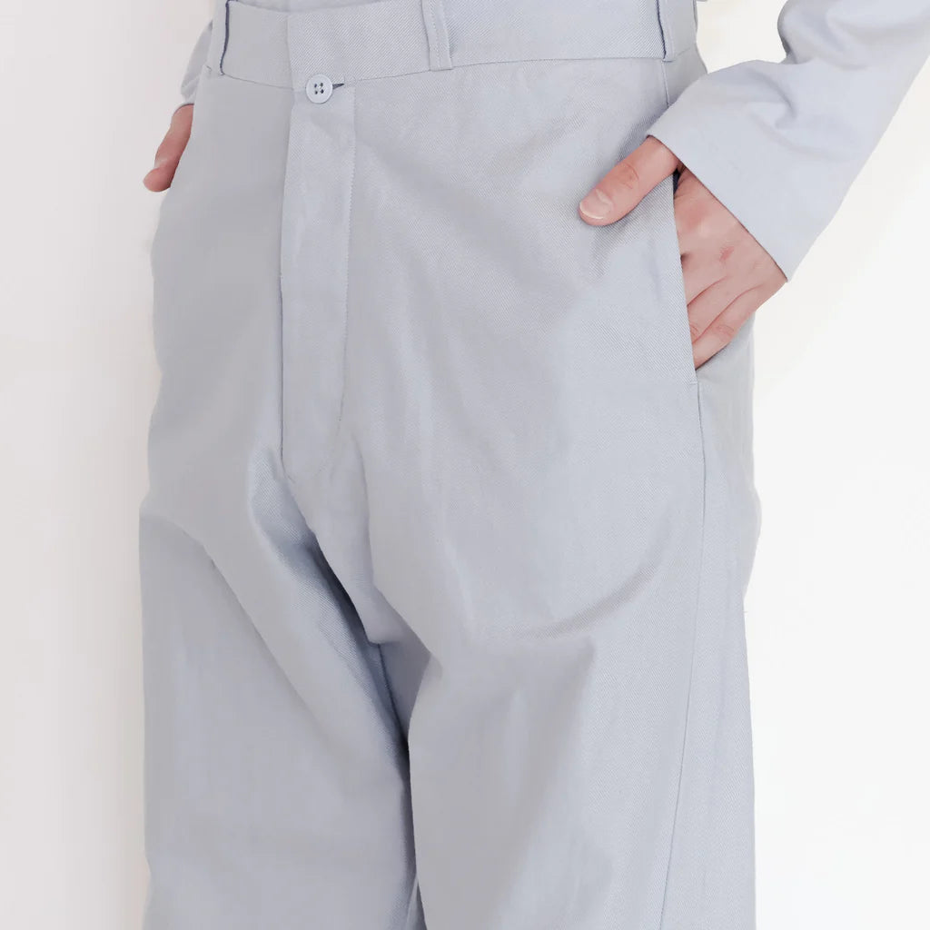 YAECA Chino Cloth Trousers Wide Tapered