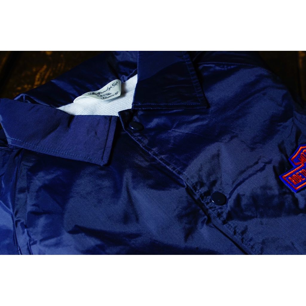 ANDFAMILYS MOTORCYCLE COACH JACKET（KOKURA NAVY - MURAKAMI SPECIAL）