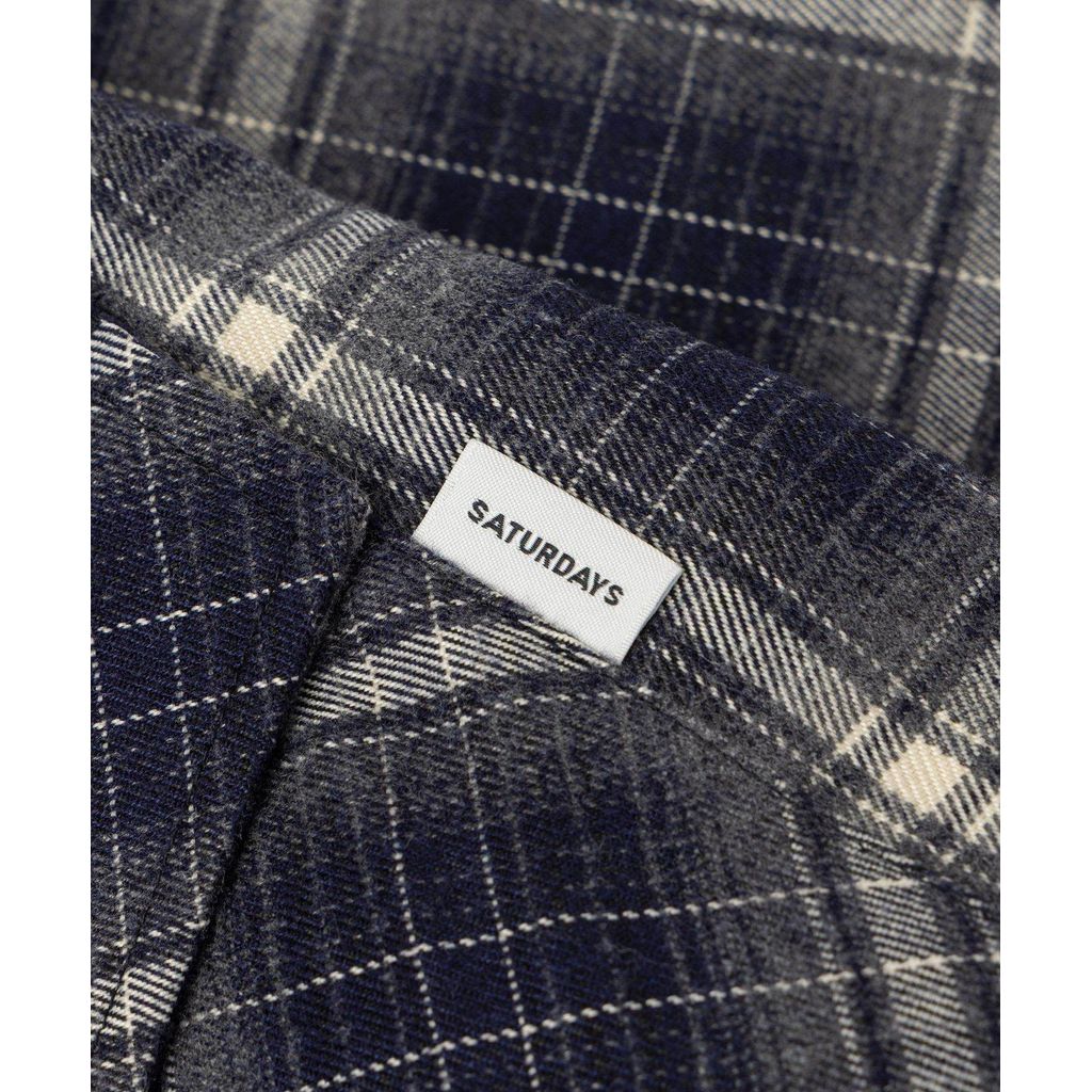 SATURDAYS NEW YORK CITY Marco Ombre Check CPO Shirt