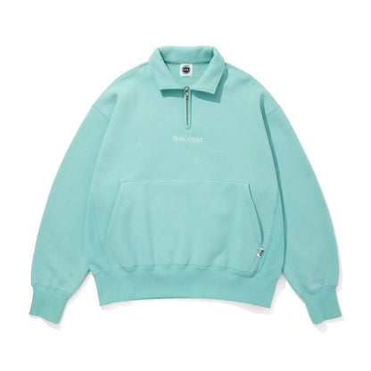 CITY COUNTRY CITY EMBROIDERED LOGO HAFE ZIP SWEATSHIRTS