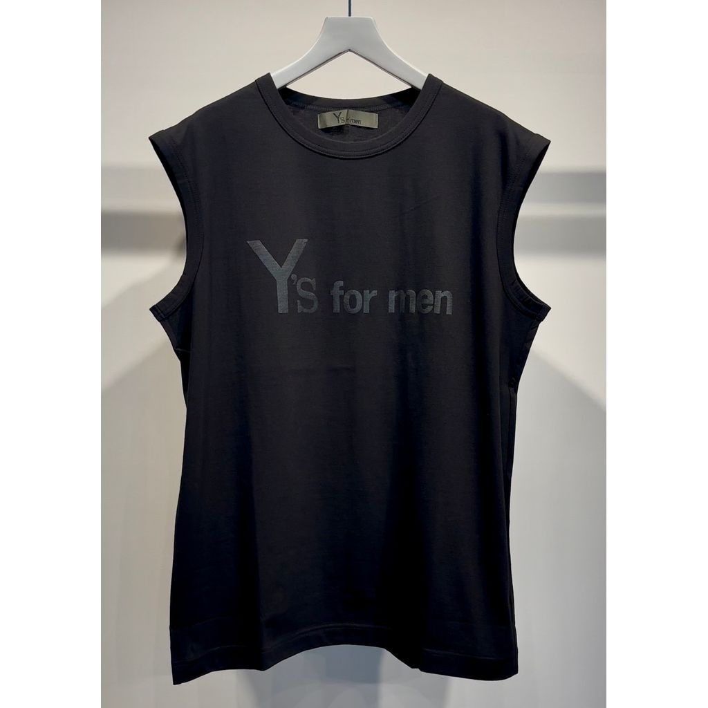 Y's for men Y's for men LOGO PRINT SLEEVELESS T-SHIRTS