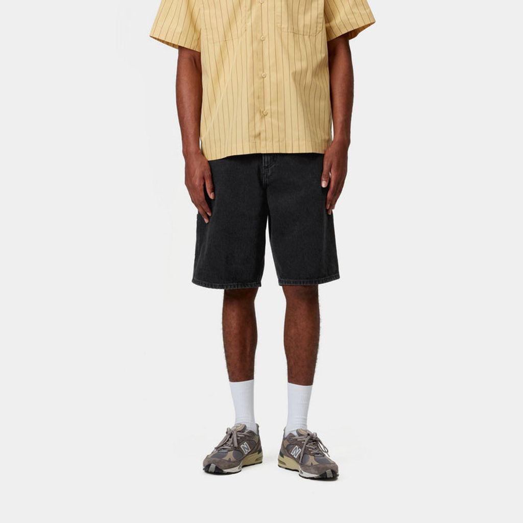 CARHARTT WIP  Single Knee Short - Denim Smith Denim