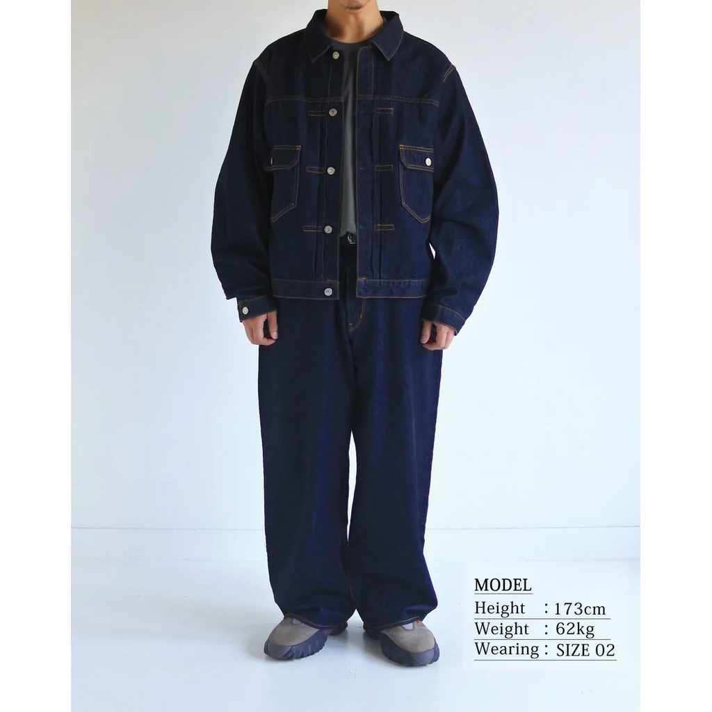 ANACHRONORM  DOUBLE POCKET DENIM JACKET INDIGO