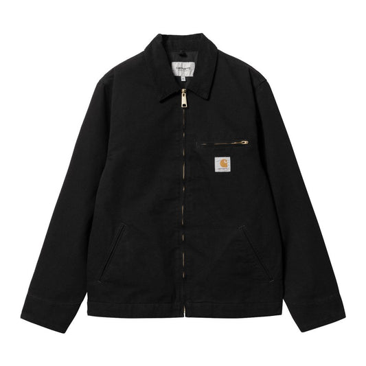 CARHARTT WIP Detroit Jacket - Black / Black (rinsed)