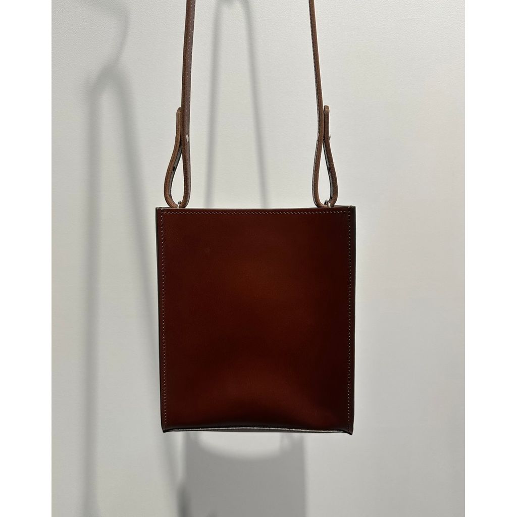 【MADE IN JAPAN】LINEAGE × BRASSBOUND JAPAN MADE LEATHER SHOLDER BAG（BROWN）