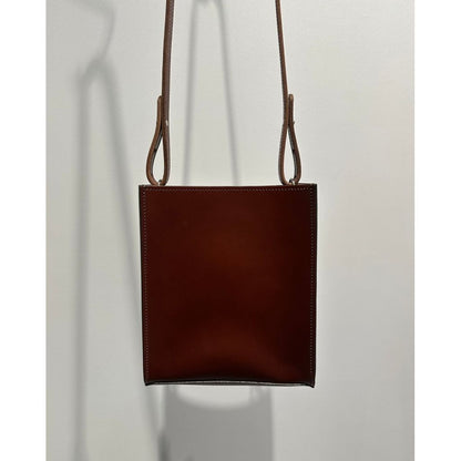 【MADE IN JAPAN】LINEAGE × BRASSBOUND JAPAN MADE LEATHER SHOLDER BAG（BROWN）