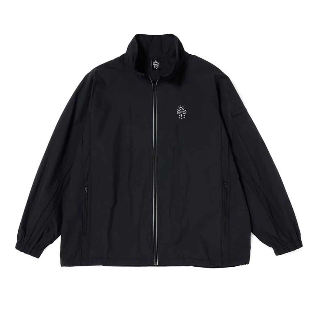 ALWAYTH / TRAINING JACKET ＆ PANTS SET / REFLECT PRINTED / BLACK