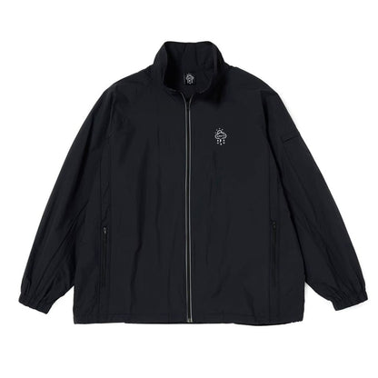 ALWAYTH / TRAINING JACKET ＆ PANTS SET / REFLECT PRINTED / BLACK