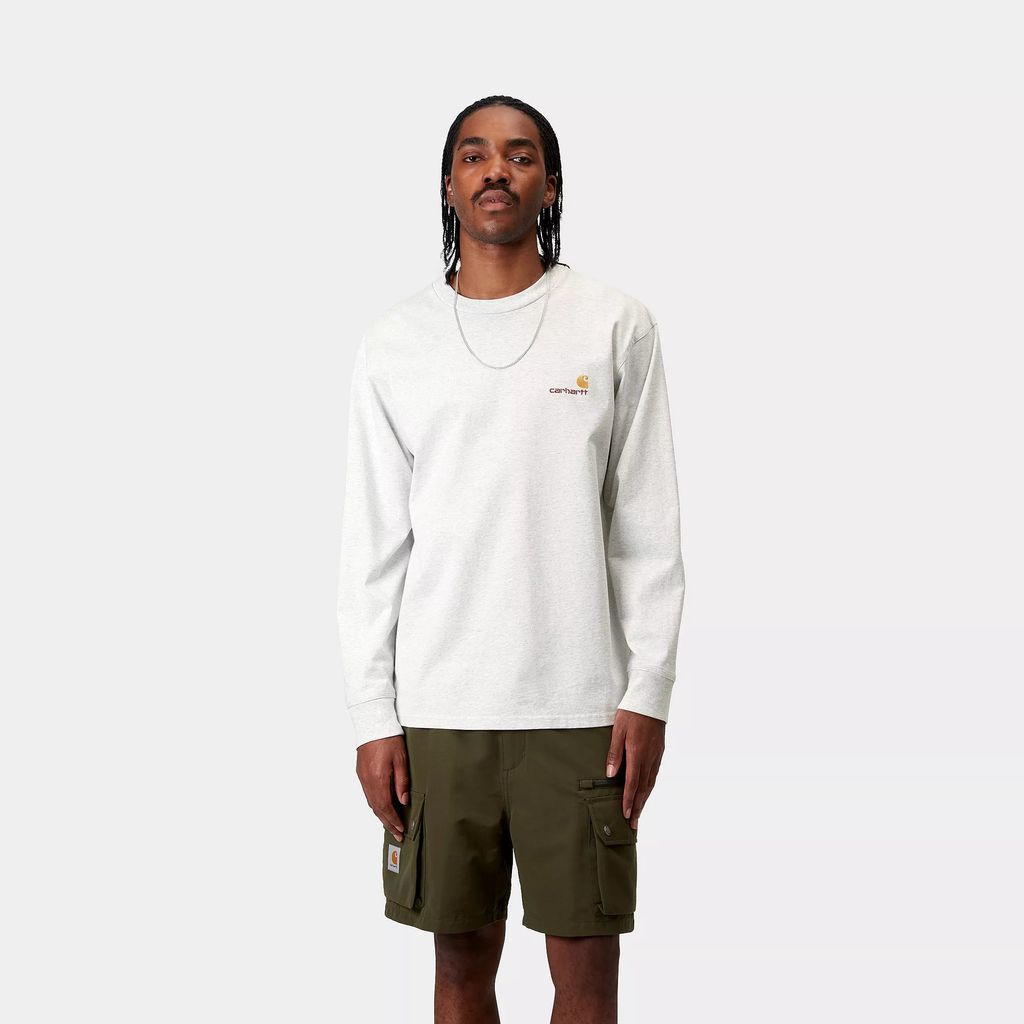 CARHARTT WIP  L/S AMERICAN SCRIPT T-SHIRT