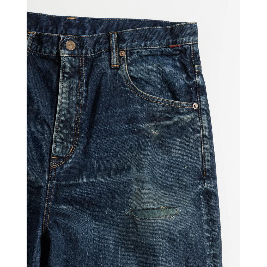 ANACHRONORM REMAKED WIDE 5P DENIM PANTS DARK INDIGO