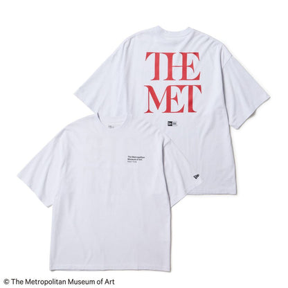 NEW ERA  半袖 オーバーサイズド コットン Tシャツ The Met ホワイト
