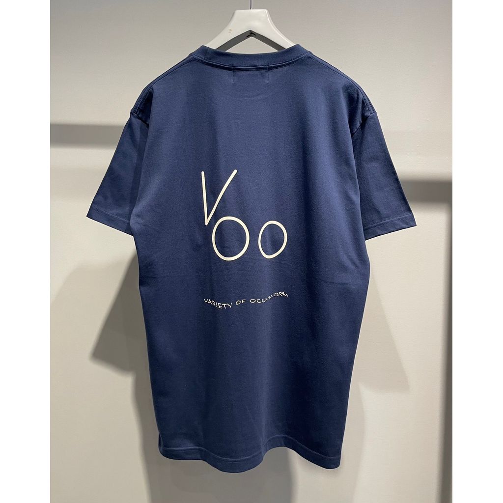 VOO × LINEAGE CORE SP ACHIVE LOGO TEE（INDIGO）