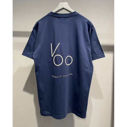 VOO × LINEAGE CORE SP ACHIVE LOGO TEE（INDIGO）