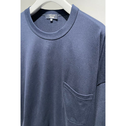 COMME des GARCONS HOMME コットン天竺 スピンドル LOGO TEE（NAVY）