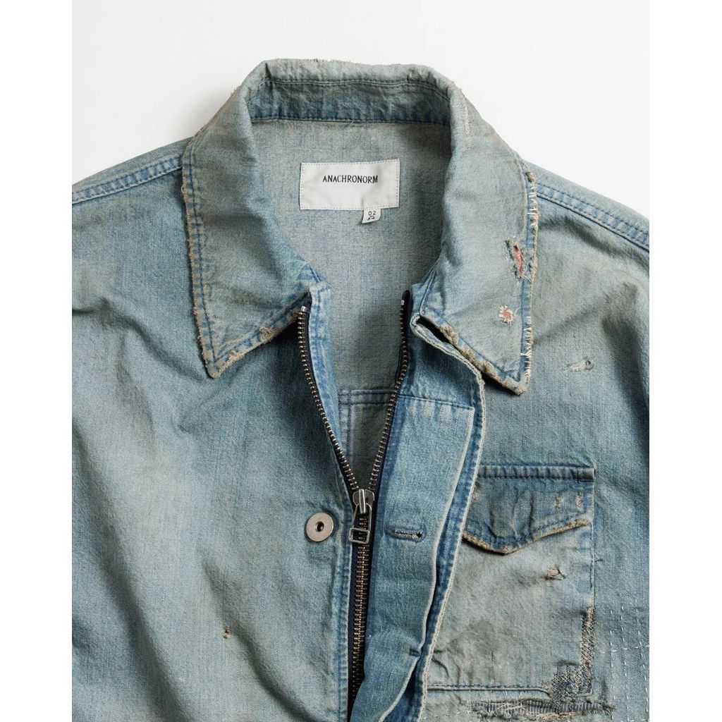 ANACHRONORM REMAKED DENIM WORK JACKET INDIGO (REMAKE)