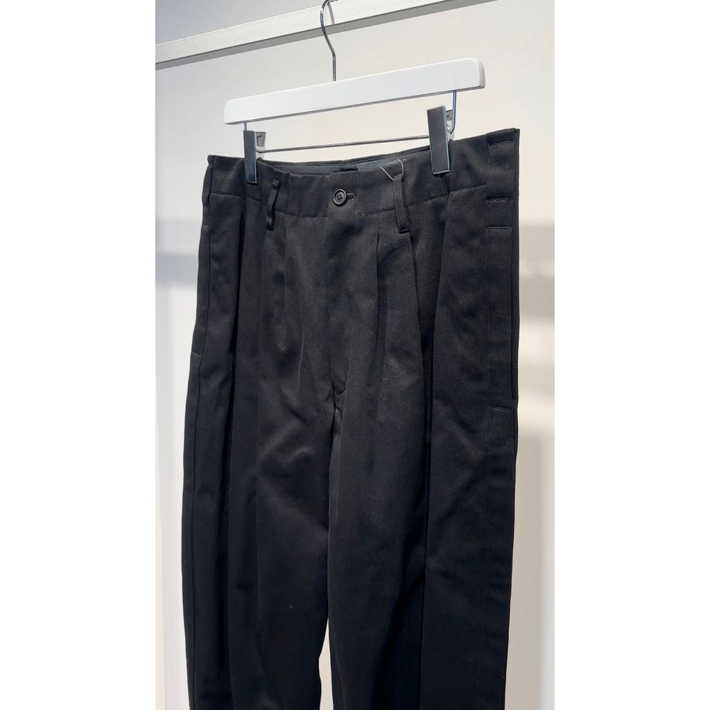 Y's for men KATSURAGI PANTS WITH SIDE TAPE DETAIL