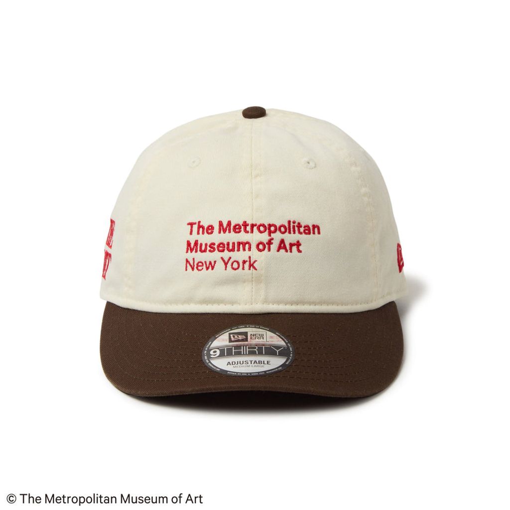 NEW ERA  9THIRTY The Met レザーストラップ クローム ウォルナットバイザー