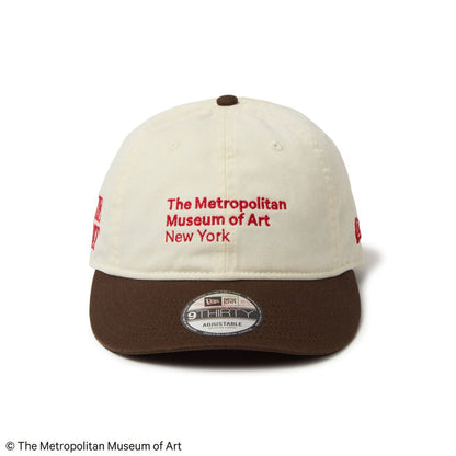 NEW ERA  9THIRTY The Met レザーストラップ クローム ウォルナットバイザー