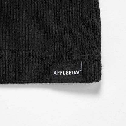 APPLEBUM "FLOWERS LOGO"  MOCKNECK L/S T-SHIRT