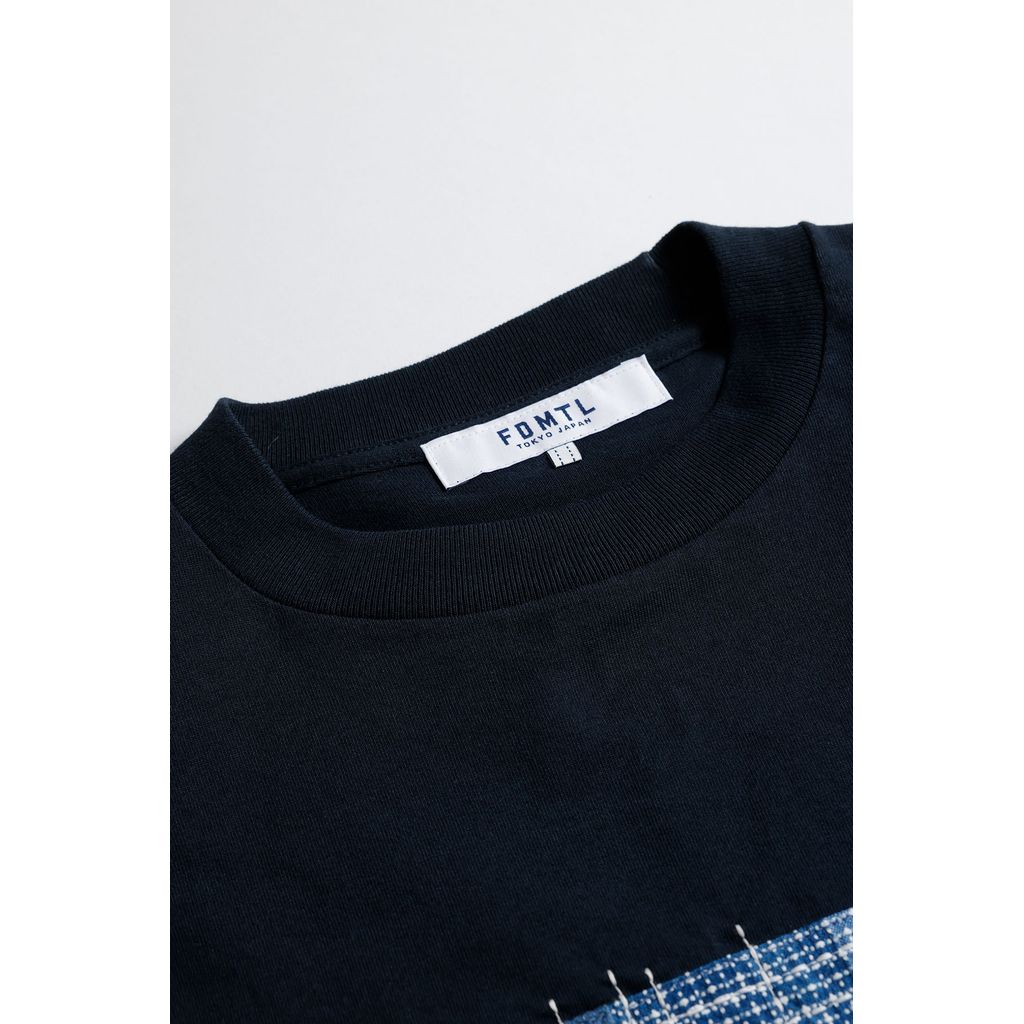 FDMTL SASHIKO PATCHWORK TEE