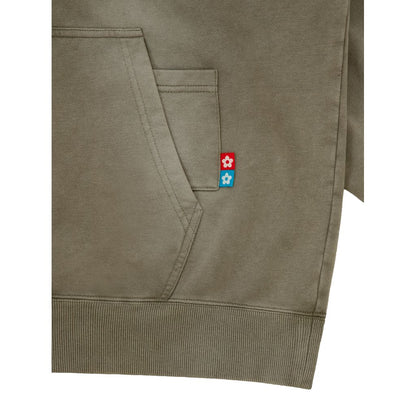 VANDY THE PINK CLASSIC LOGO FLOWER HOODIE（WASHED KHAKI）