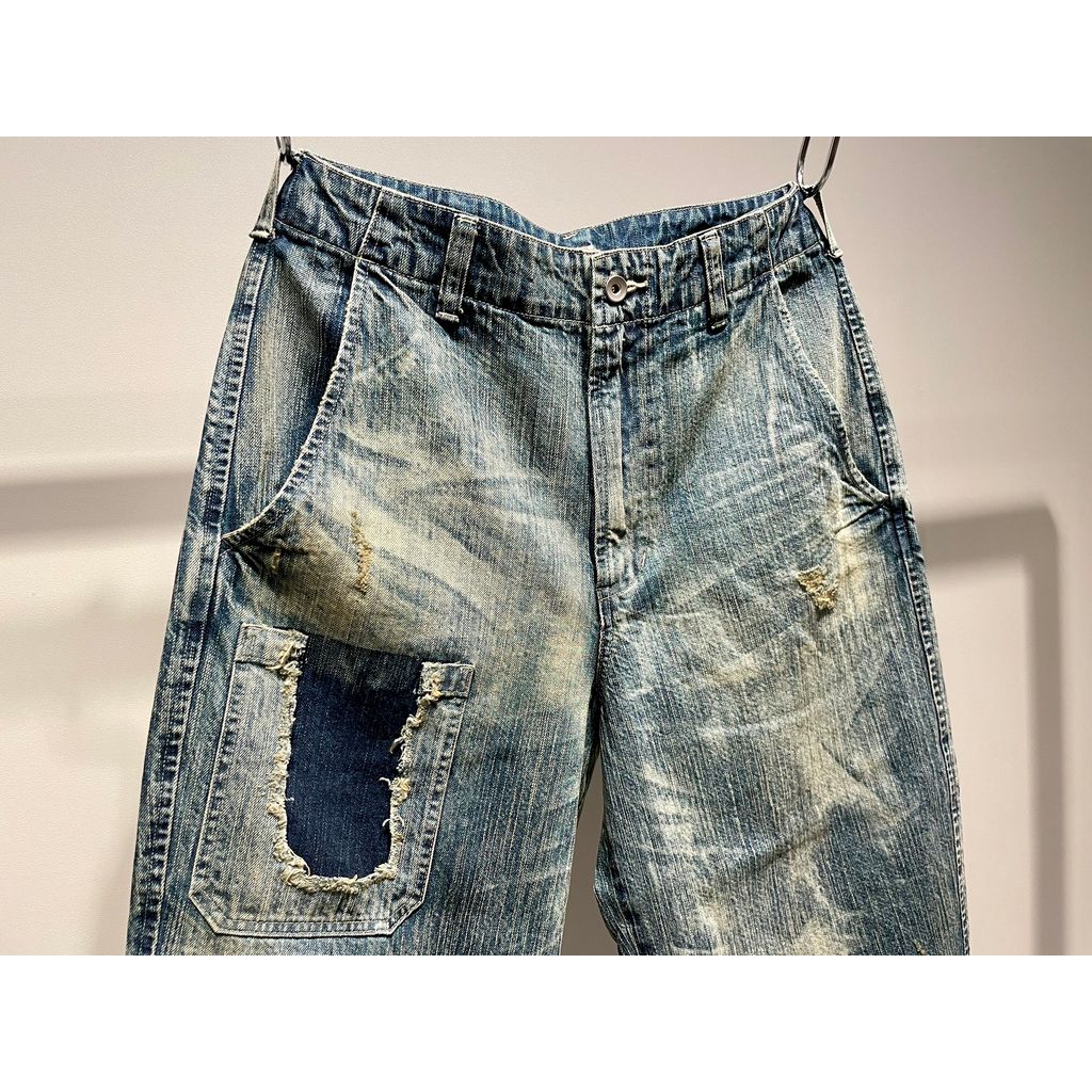 PORTER CLASSIC STEINBECK DENIM POCKET PANTS VINTAGE CUSTOM