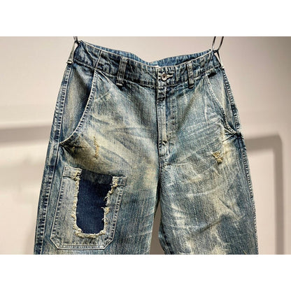 PORTER CLASSIC STEINBECK DENIM POCKET PANTS VINTAGE CUSTOM
