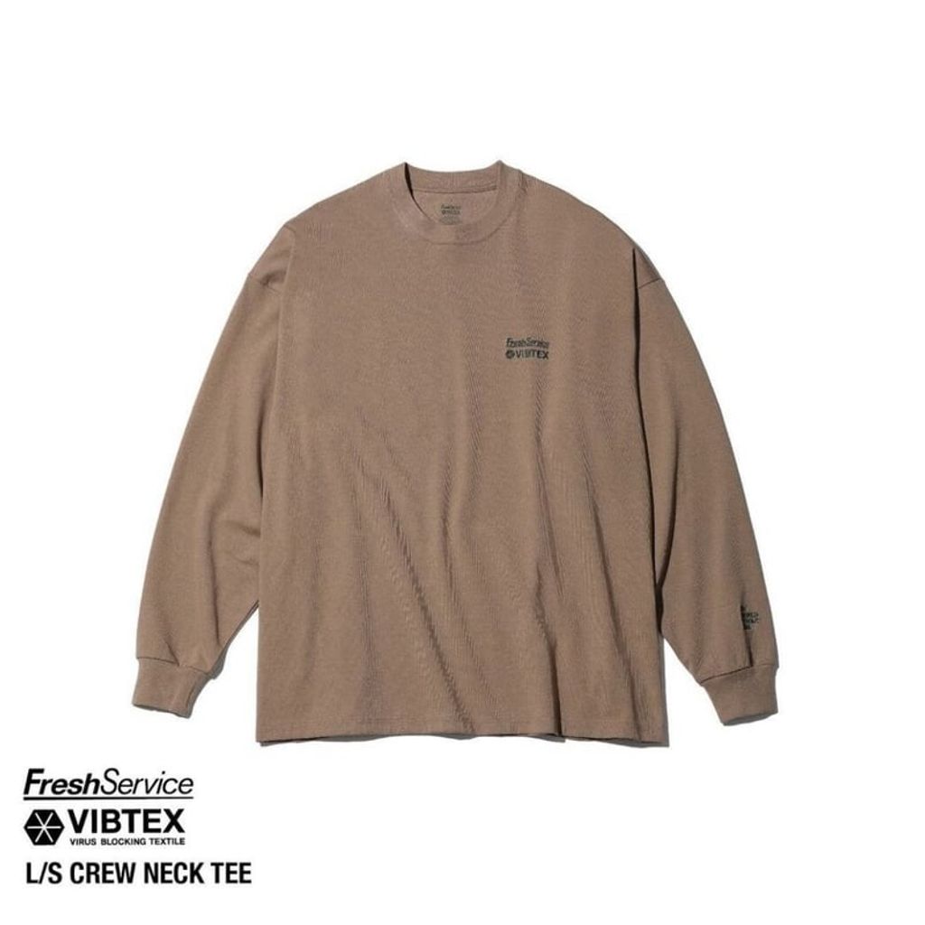 VIBTEX for FreshService "L/S CREW NECK TEE"