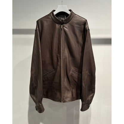 blurhms Steer Leather Racer Jacket