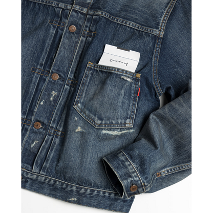 ANACHRONORM CONTEXT-005 FRONT TUCK DENIM JACKET(26 REMAKE)