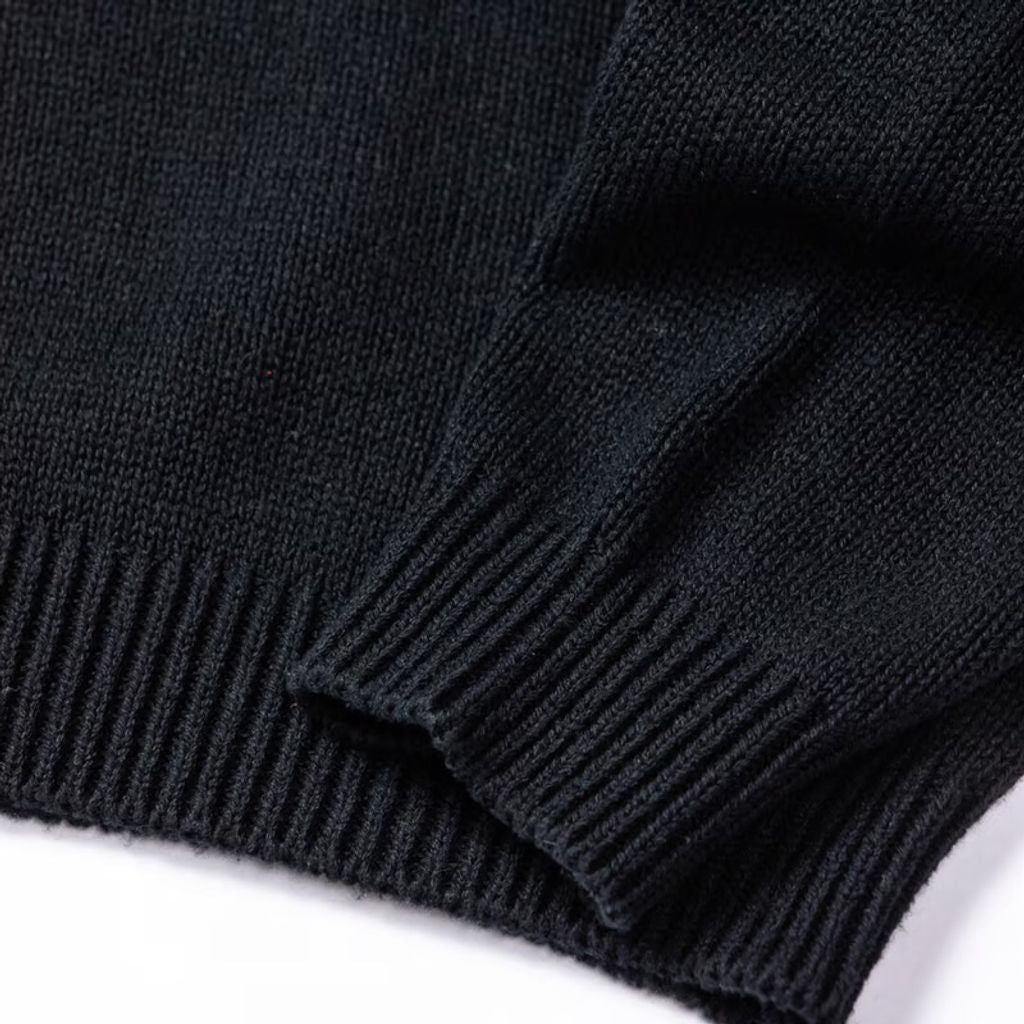 ANACHRONORM AN249 SEATTLE JACQUARD KNIT BLACK