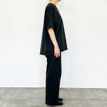 REMI RELIEF  SP加工シェリー裏毛SSクルー (刺繍:虎)