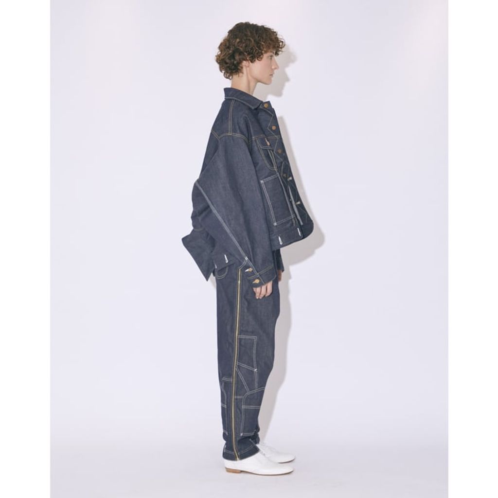 beautiful people Lee double-end denim riders/work blouson