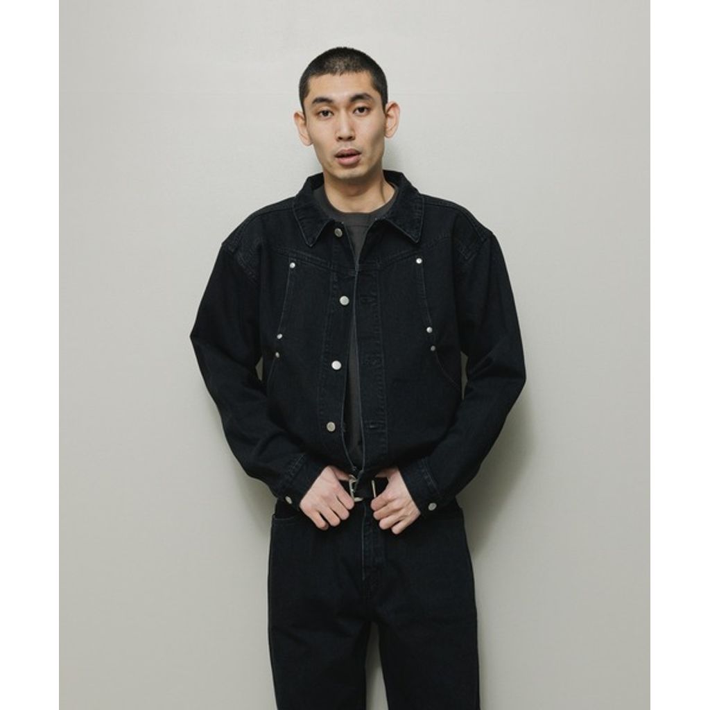 BAL CARB POCKET WASHED DENIM JACKET