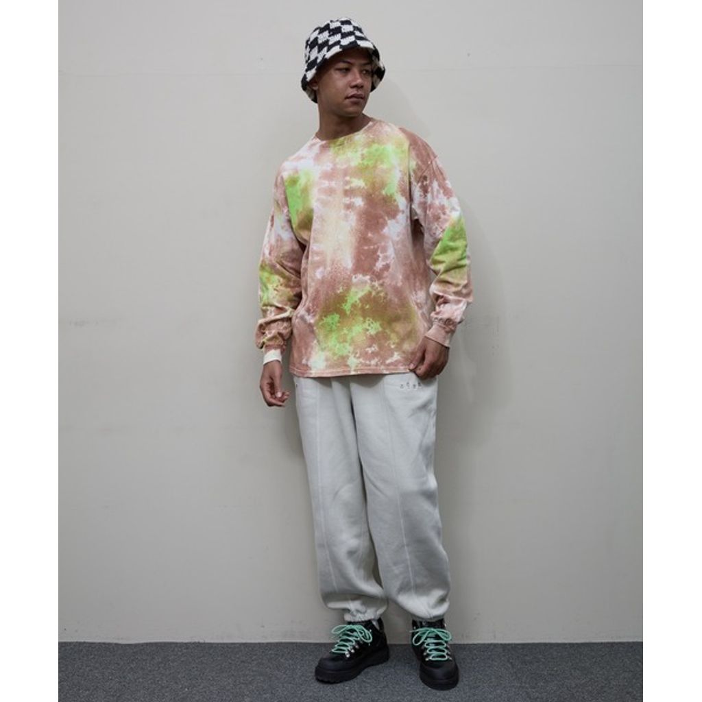 BAL LOGO TIE DYE LS TEE by YUKIDYE