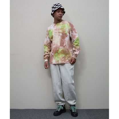 BAL LOGO TIE DYE LS TEE by YUKIDYE