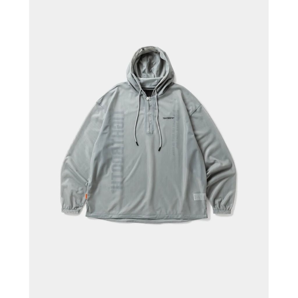 TIGHTBOOTH LABEL LOGO SHEER PARKA